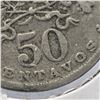 Image 3 : 1947 50 Centavos Coin