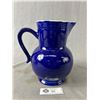 Image 1 : Lovely Vintage 7.5" H Emile Henry Blue Glaze Vase Made In France