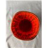 Image 2 : 6.5" H Neon Orange Vase Marked AM Canada #2418