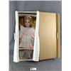 Image 1 : Gorgeous Royal Doulton "Victoria Rose" 18" H Porcelain Doll w/ Stand In Original Box