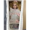Image 2 : Gorgeous Royal Doulton "Victoria Rose" 18" H Porcelain Doll w/ Stand In Original Box
