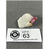 Image 1 : Natural Ruby Specimen. Retails $800.00