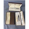 Image 2 : Large Lot of Vintage Pen Boxes Stands Etc . Interesting Lot