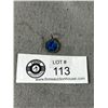Image 2 : Fabulous Small Blue Enamel  Religious Medallion/Pendant
