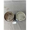Image 2 : 2 Vintage 1 Pint Tins w/ Contents - Mobiloil & Allstate Motor Oil