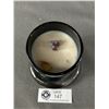 Image 2 : New Lavender Scented Glass Candle w/ Crystals. Retails $200.00