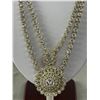 Image 2 : Large Fancy Clear Rhinestone Neckpiece