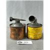 Image 2 : 2 Made In Canada Vintage 2" Tins - The 1900 Cataract Washer & Imperial House Hold Lubricant