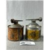 Image 2 : 2 Vintage 2" House Hold Lubricant Tins - Imperial (Canada) & Standard Oil Company (California)