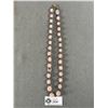 Image 2 : Genuine Rose Quartz Carved Bead Necklace
