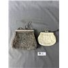 Image 1 : Beautiful Vintage Beaded Purse Made In Hong Kong & "Gorwood" Small  Purse Made In Canada