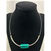 Image 2 : 16" Iridescent White Beaded Necklace, 14" Choker Necklace w/ Magnetic Closure & 2 Pairs Of Pretty Ho