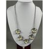 Image 3 : Joe Fresh 16" Choker Necklace, 22" Metal Flowers Necklace, Beaded Stretch Bracelet & 24" White/Gold 