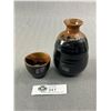 Image 2 : Quality Japanese Saki Bottle & Cup