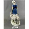 Image 2 : Large Bing & Grondhal Sheep Girl Figurine (As Is)