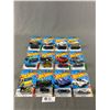 Image 1 : Nice Assortment Of 12 Hot Wheels Die-cast Collectible Cars In Original Packages