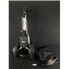 Image 1 : Aluminum Pull Cart for Golf Bags, and a Pair of Men's Size 10 Golf Shoes. Lightly Used