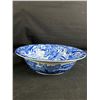 Image 2 : Vintage 1930's Spode Copeland Bone China Blue Italian Large Serving Bowl. Made in England