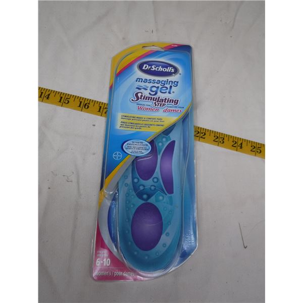 New Dr Scholls Womens Size 6-10 Massaging Gel Insoles