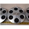Image 2 : Set of 3 Chevy 6 Bolt Wheel Caps - New