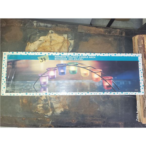 Boxed Rainbow Tealight Candle Arch