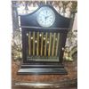 Image 1 : Mr. Christmas Chime Clock - Battery Operated and Has Broken Glass in One Corner - See Pictures