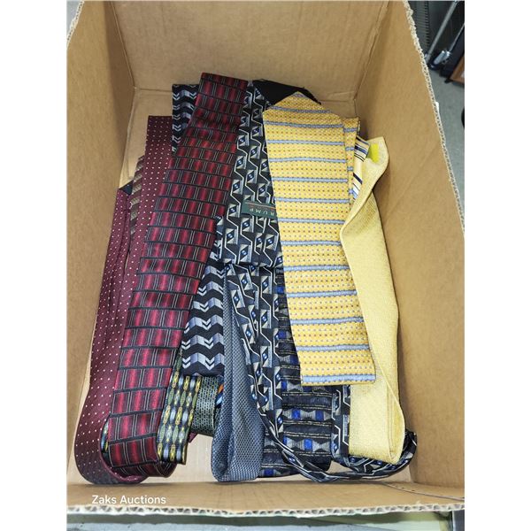 Flat of Mostly Silk Ties