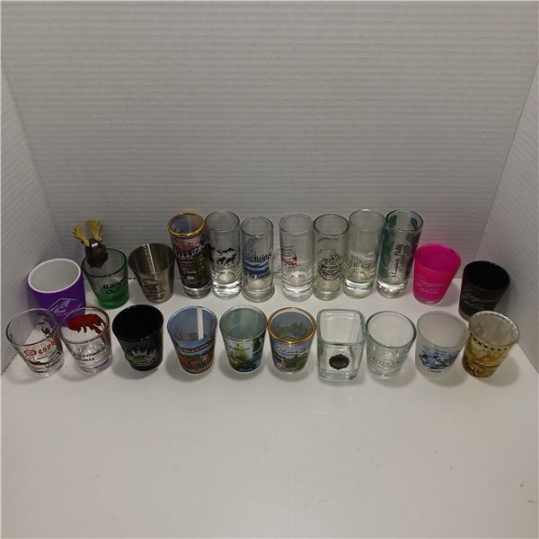 22 Travel Canada Shot Glasses