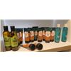Image 1 : Multiple Bottles  The Body Shop Hemp Shower Oil, Blue Musk Zest, Tubes Guarana Cleanser, etc