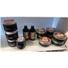 Image 1 : Multiple Jars Spiced Orange Body Butter, Shower Gel, Raspberry Body Scrub, Strawberry Body Yogurt
