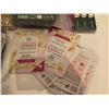 Image 2 : Multiple The Body Shop Items: Vitamin E Masks, Misc Brushes, Sponge Duo, etc in Woven Basket