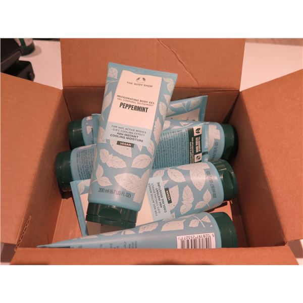 Qty 6 Tubes The Body Shop Peppermint Body Gel