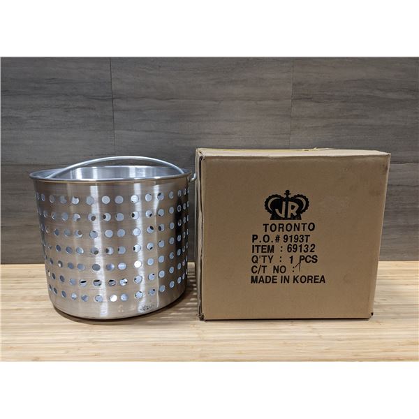 32qt Aluminum Steamer Baskets - Lot of 2 (2 Cases) |JR 69132/AR