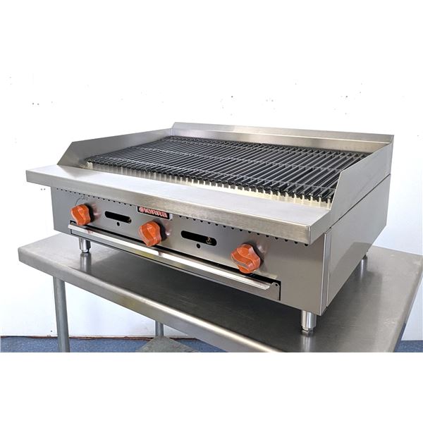 36" Radiant Charbroiler, Sierra Range SRRB-36 |
