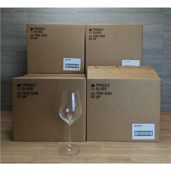 Arcoroc Bellevue 16oz Tulip Wine Glasses - Lot of 36 (6 Cases) |LBD-E2-3/Q1476