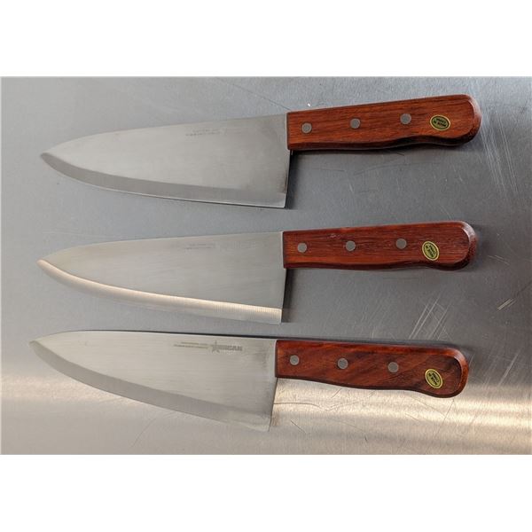 8" Cook's Knives, Omcan 11479 - Lot of 3 |L4-2