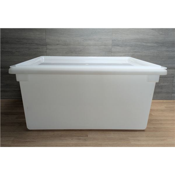 64L Rectangular Polypropylene Food Storage Box with Lid |R-1