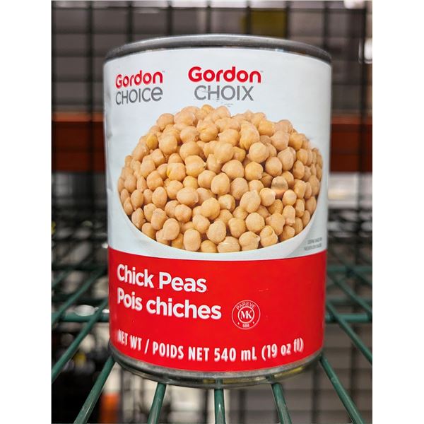 Gordon Choice Chick Peas 540mL - Lot of 24 |EC4