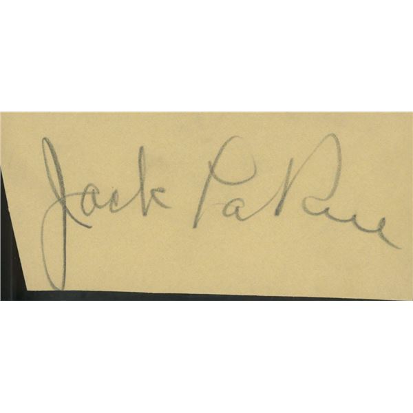 The Untouchables Jack LaRue original signature