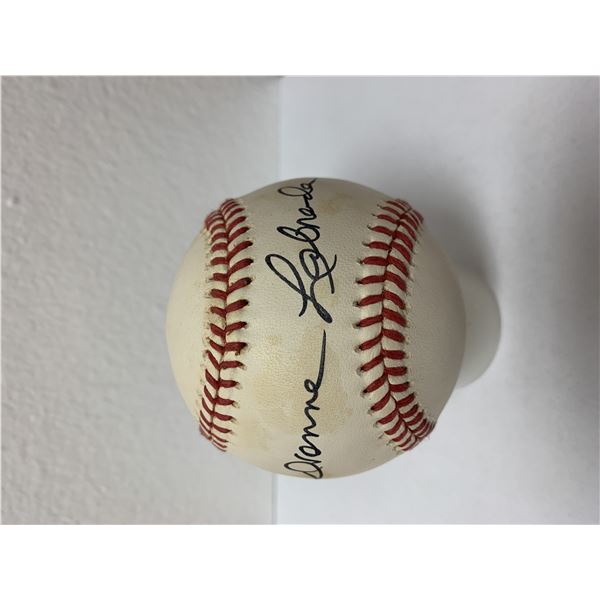Ivonne Labrada signed baseball