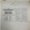 Image 1 : Frank Sinatra September of my years signed album. GFA Authenticated
