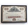 Image 1 : Framed Studebaker Corporation Stock Certificate
