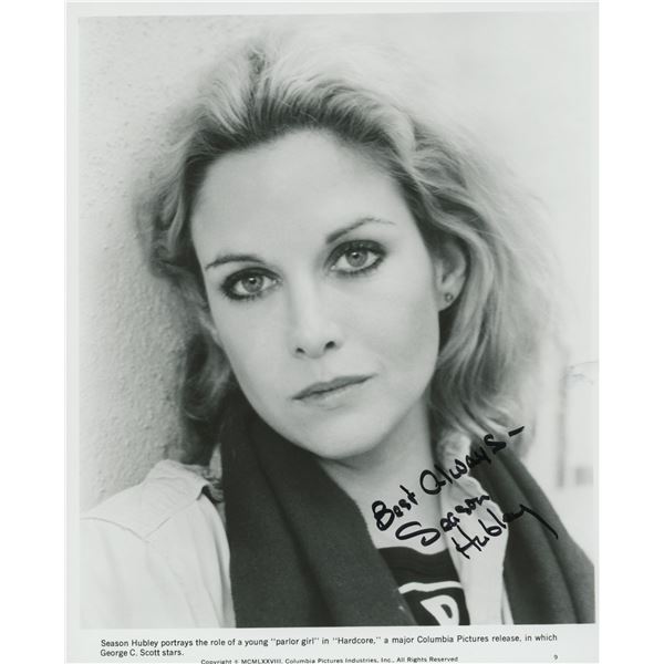 Flippers Season Hubley signed photo