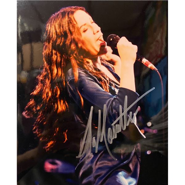 Alanis Morissette signed photo