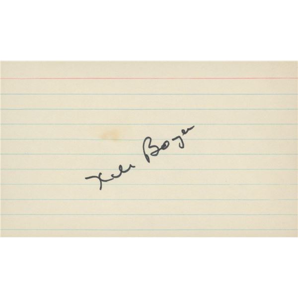 Ken Boyer original signature