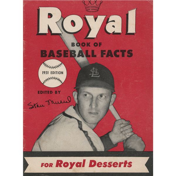 Stan Musial signed Royal Book of Baseball Facts