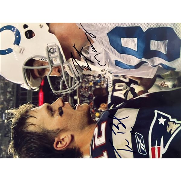 Tom Brady / Peyton Manning signed photo