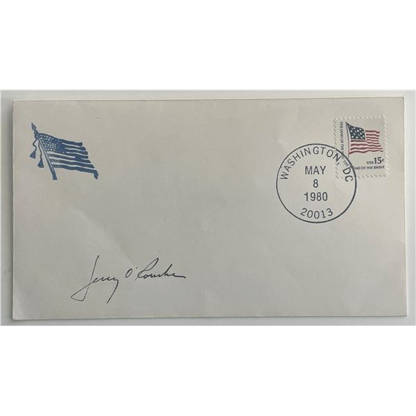 JFK assassination Secret Service Agent Captain Jerry O'Rourke signed cover