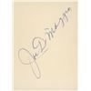 Image 1 : Joe DiMaggio original signature