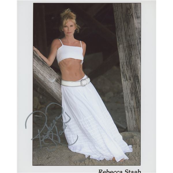 Rebecca Staab signed photo
